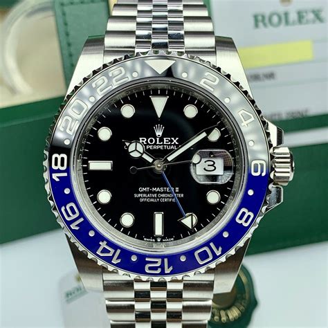 rolex gmt master ii batman 2019 price